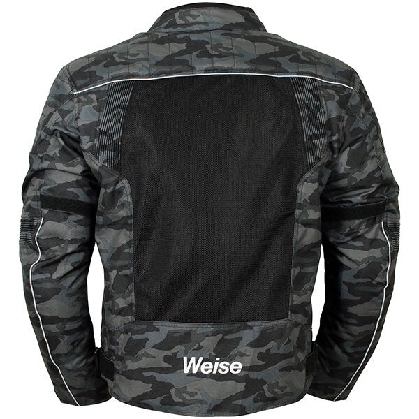 Weise Scout CE AA Mesh Air Summer Textile Motorcycle Motorbike Jacket - Camo