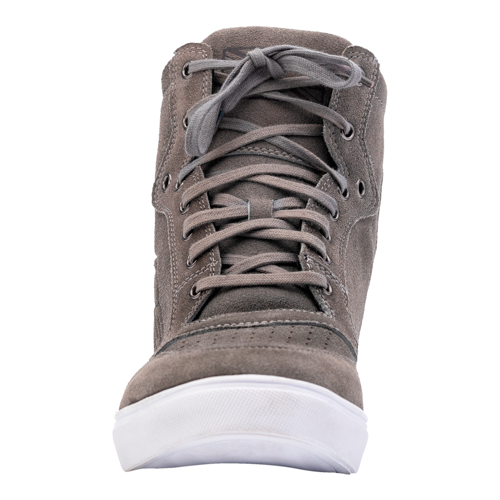 RST HiTop Moto Sneaker Ladies CE Motorcycle Motorbike Trainer Boots - Grey Suede