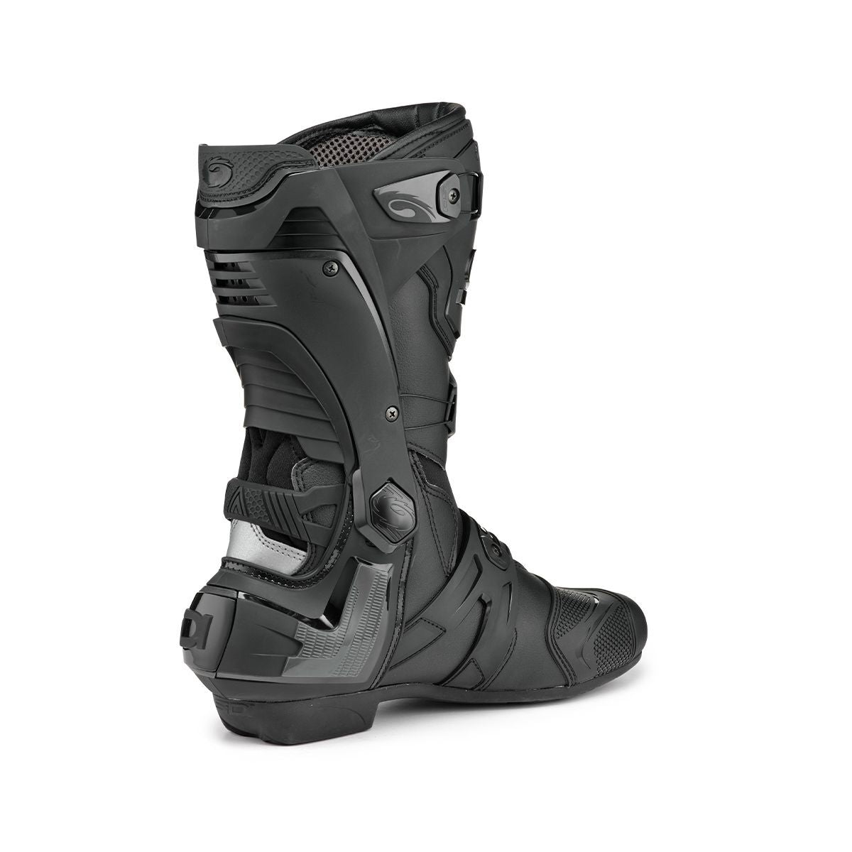 Sidi Rex Sports Race Track Day Adjustable Motorcycle Motorbike Boots Black Black