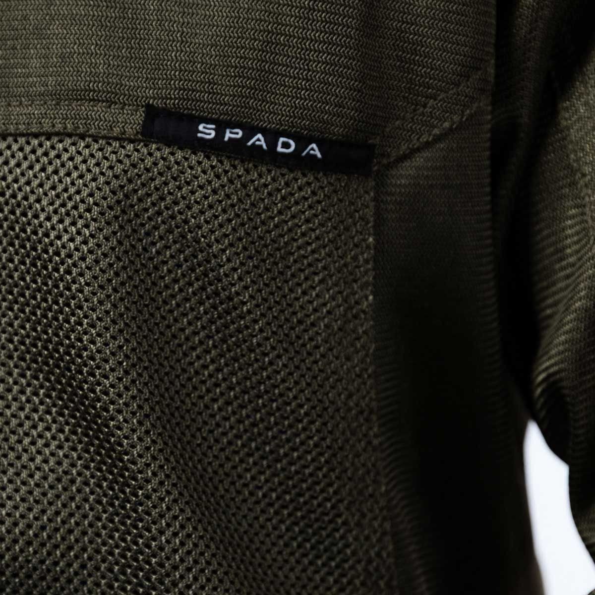 Spada Hooded Air CE Mesh Motorcycle Motorbike Vented Jacket Olive Green