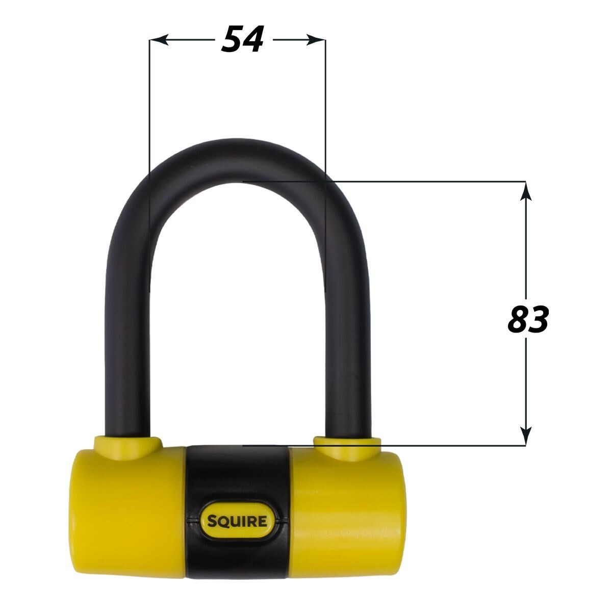 Squire Matterhorn Motorcycle Disc Lock 13mm With Reminder Cable Sold Secure Gold