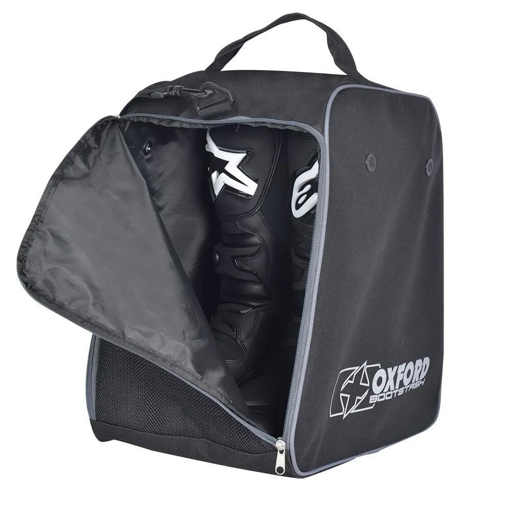 Oxford Bootstash Premium Motorcycle Boots Carrier Motorbike Boot Bag Holder New