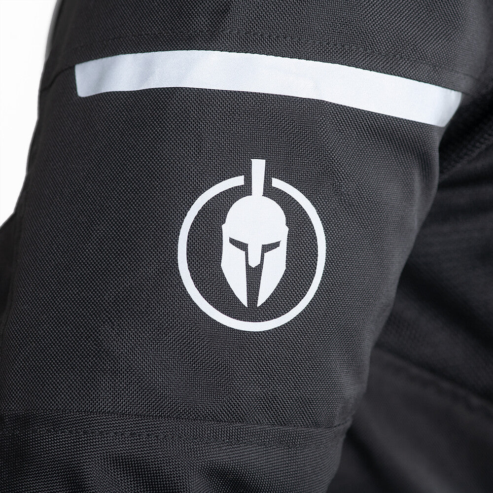 Oxford Spartan Air Mesh Vented Summer Motorcycle Motorbike Jacket Stealth Black