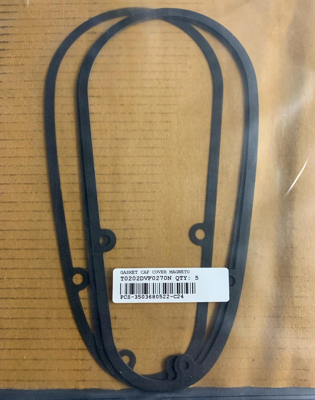 Genuine BSA Gold Star Spare Part, Gasket Cap Cover Magneto - T0202DVF0270N