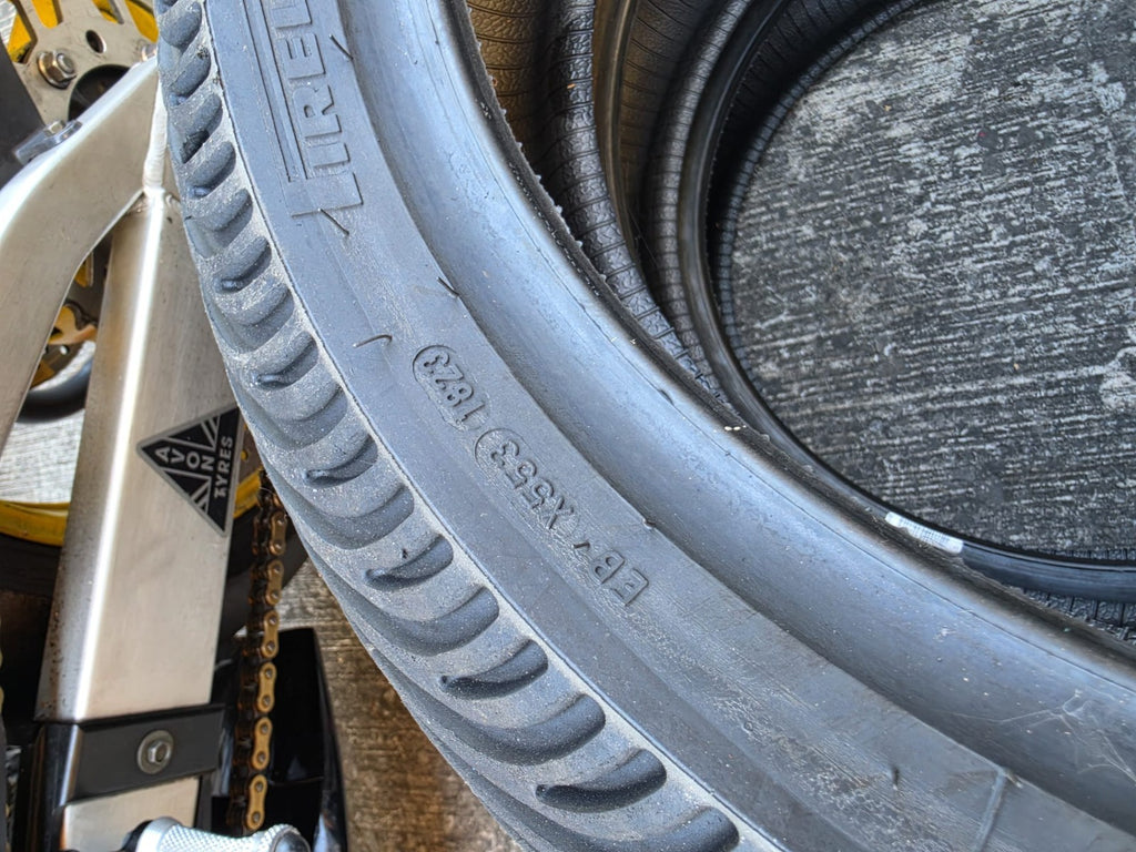 Pirelli Diablo Rain Rear SCR1 Part worn scub motorcycle tyre