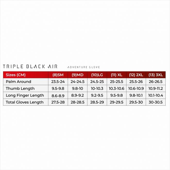 Bike It Triple Black Air Vented Mesh Summer Motorcycle Motorbike Glove