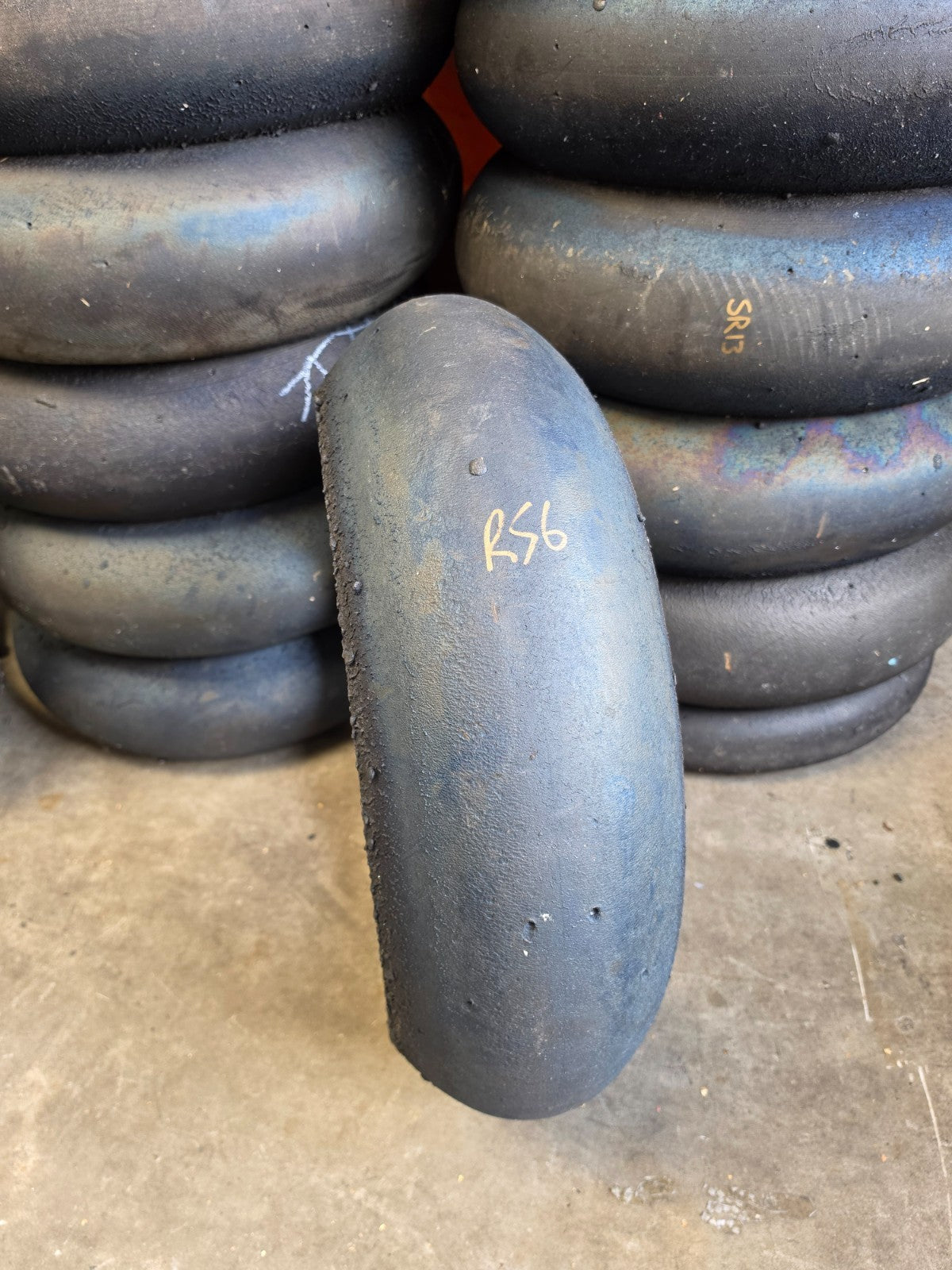 Pirelli Diablo Superbike SC1 200/60-17 Used BSB Scrub Motorcycle Tyre - RS6