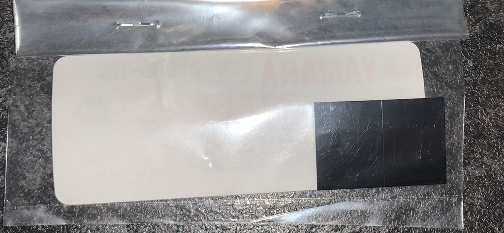 Yamaha New genuine R6 Tape 1,  ( 3cm x 2cm ) est. OEM 2C0-21566-00