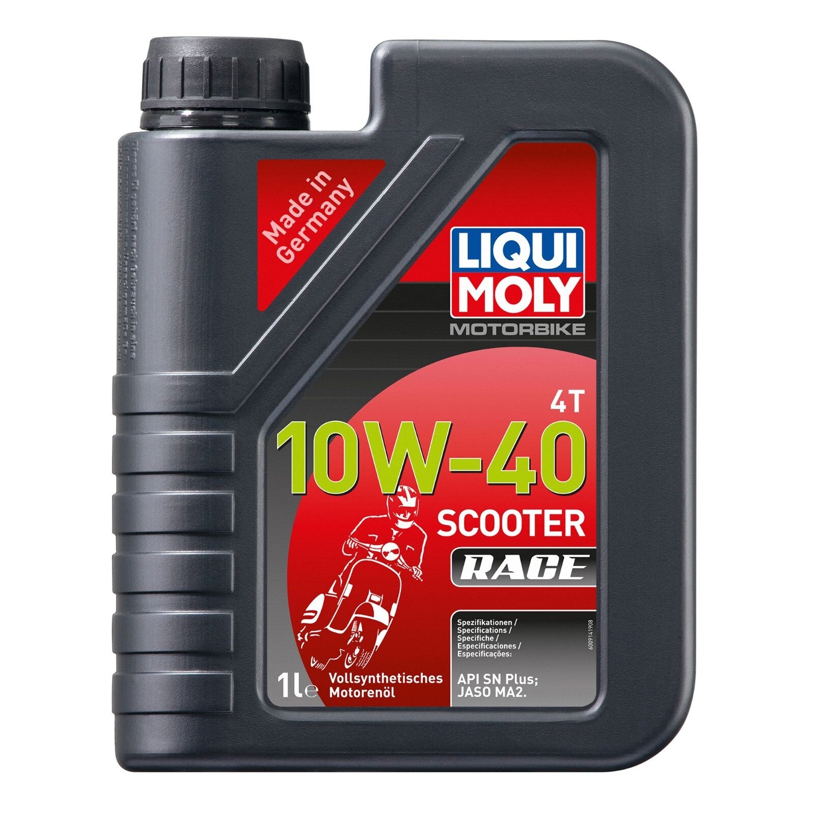 Liqui Moly 4 Stroke 4T Scooter Race Fully Synthetic Scooter 10W-40 Engine Oil 1L