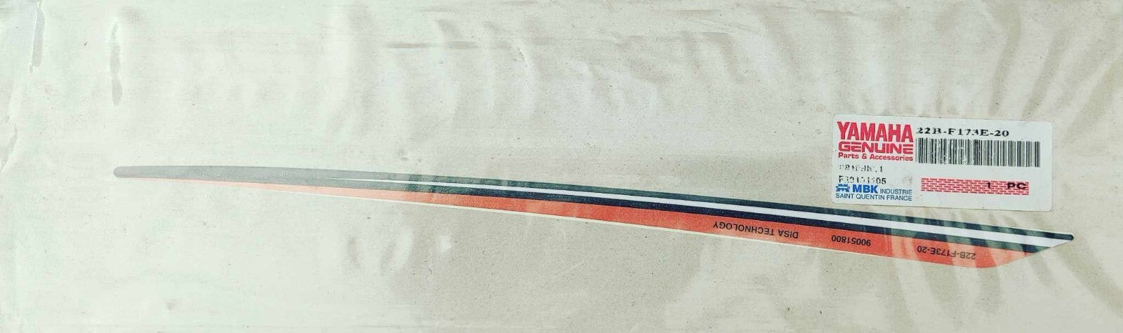 YAMAHA Sticker Design Graphic 1, WR125X 22B-F173E-20 OEM