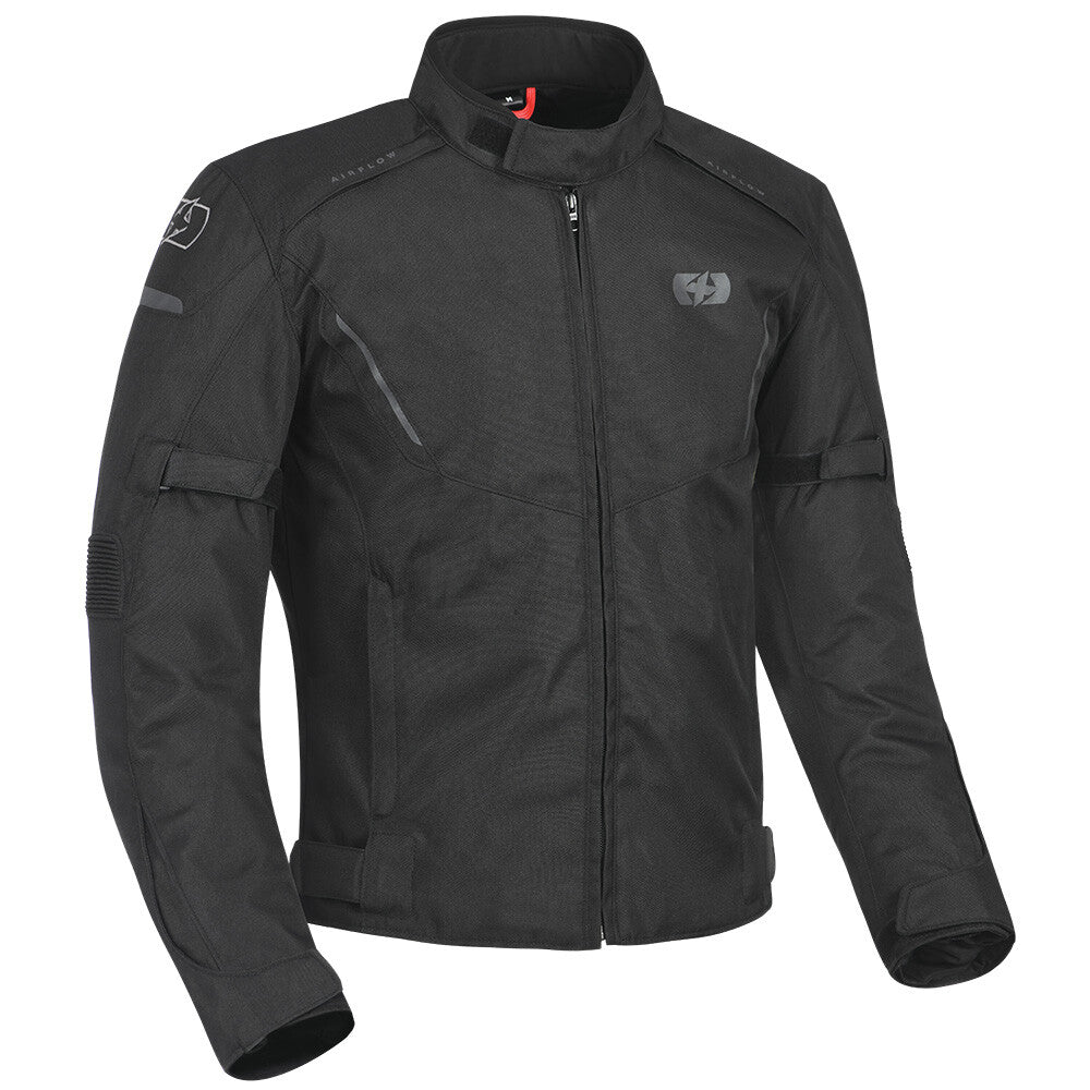 Oxford Delta 1.0 Short Waterproof Textile Motorcycle Motorbike Jacket Black