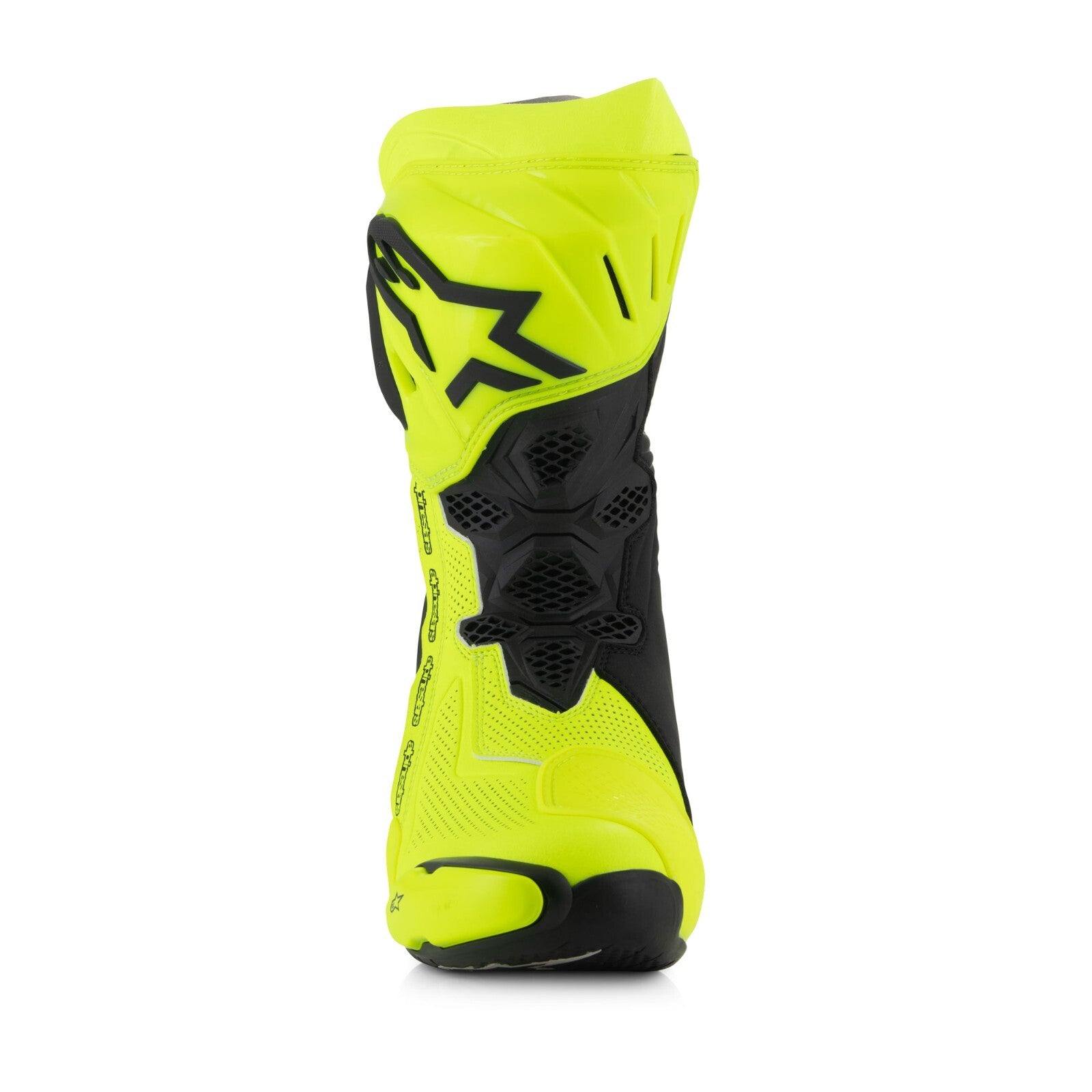 Alpinestars Supertech R Vented Motorcycle Bike Sports Trace Race Boots Yellow