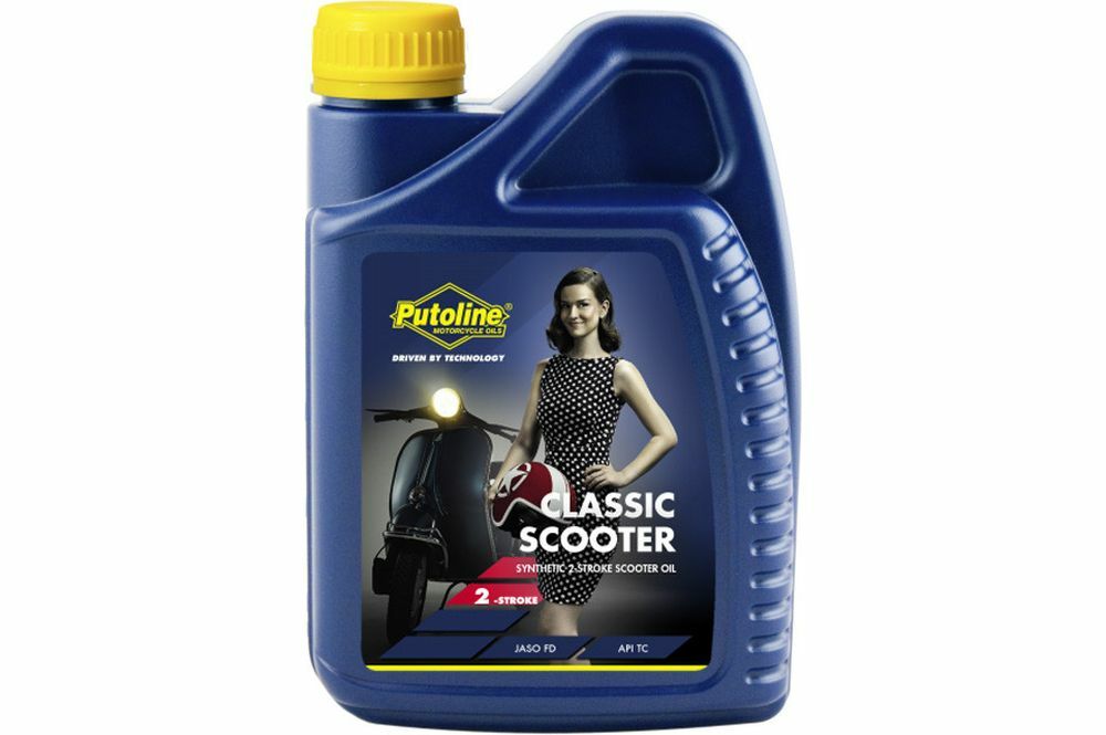 Putoline Classic Scooter Synthetic 2 Stroke 2T Oil Lambretta LML Vespa - 1L