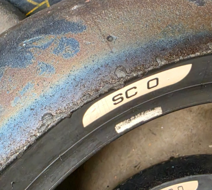 Pirelli Diablo Superbike SC0 190/60-17 Used BSB Scrub Motorcycle Tyre - SR10