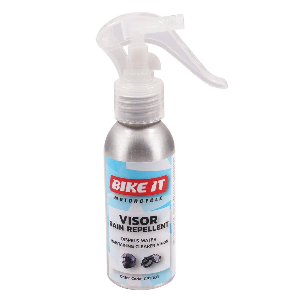 Bike It Motorcycle Motorbike Helmet Visor Rain Repellent 75ml