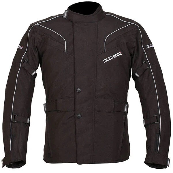 Duchinni Hurricane Plus Size Motorcycle Motorbike Textile Waterproof Jacket Blk