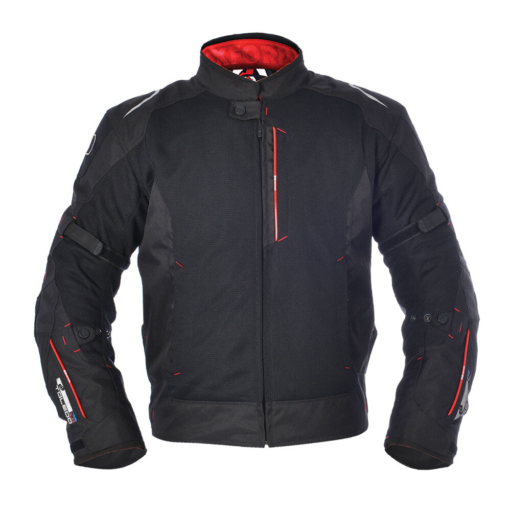 Oxford Toledo 1.0 Air Textile Motorcycle Motorbike Mesh Jacket Tech Black