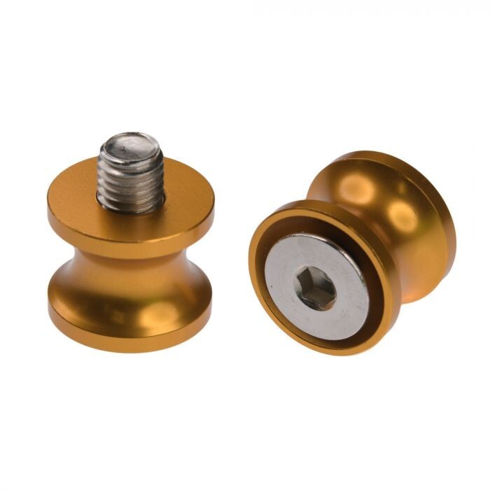 Bike It Gold 10mm 1.5 Pitch Paddock Stand Bobbins
