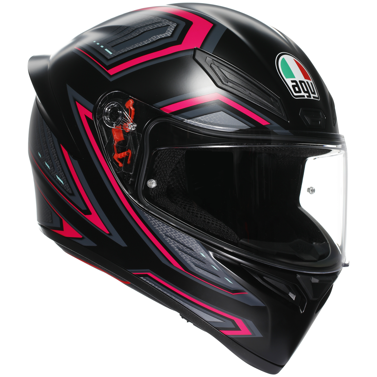 AGV K1S Sling Matt Black Pink ECE2206 Full Face Motorcycle Motorbike Helmet