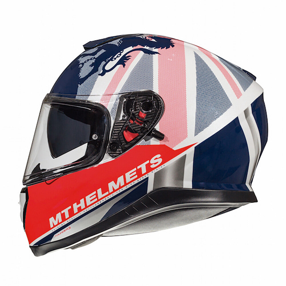MT Thunder 3 SV Kingdom Motorcycle Motorbike Full Face Helmet Gloss Union Jack