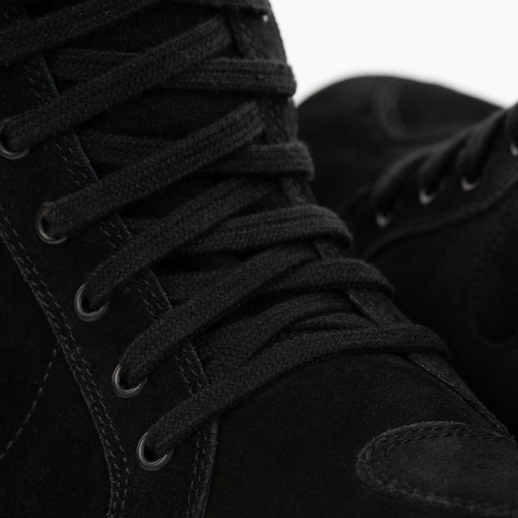 Spada Strider S CE Waterproof Motorcycle Motorbike Hi Top Trainers Stealth Black