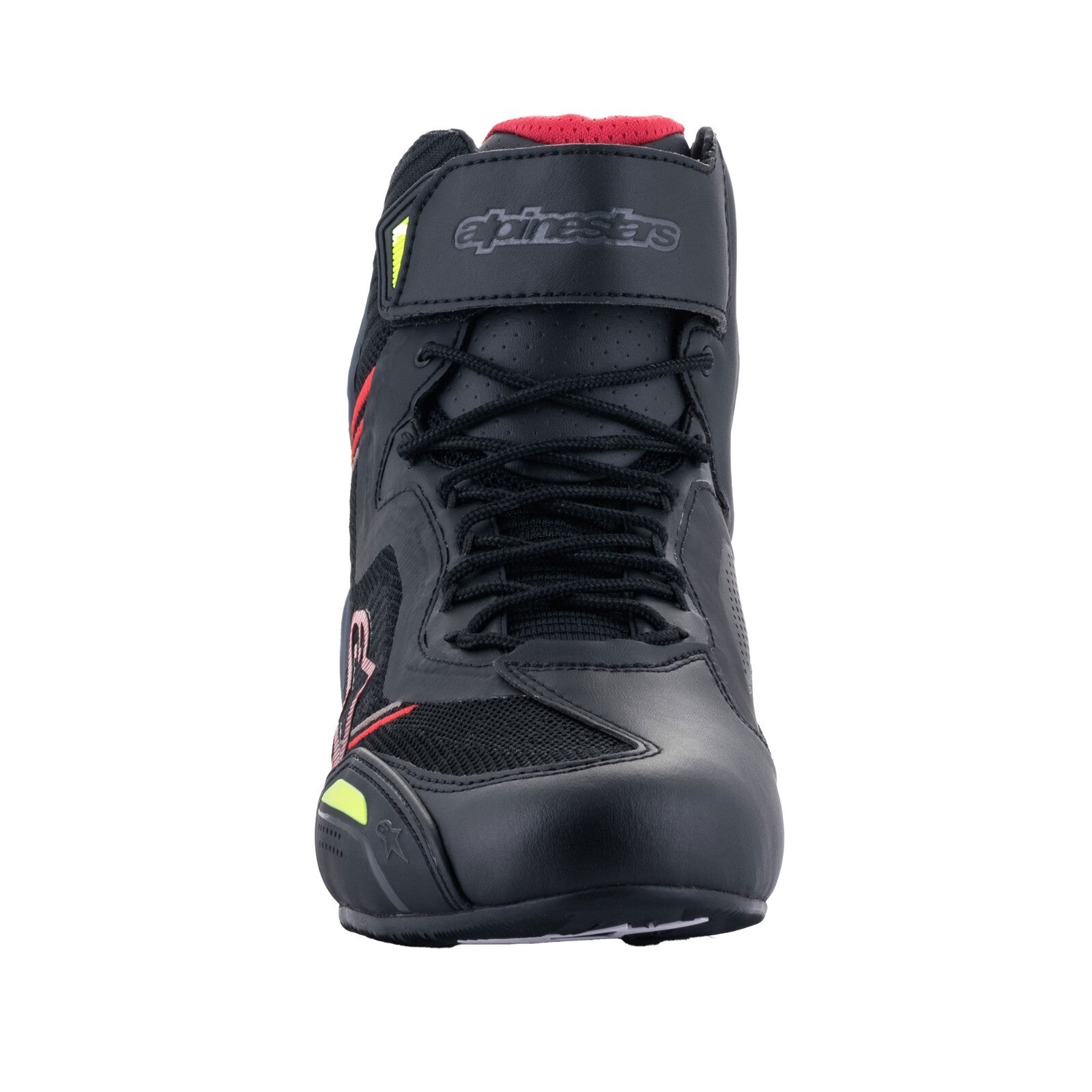 Alpinestars Faster 3 Rideknit Motorcycle Motorbike Sports Shoe Boots Black Red