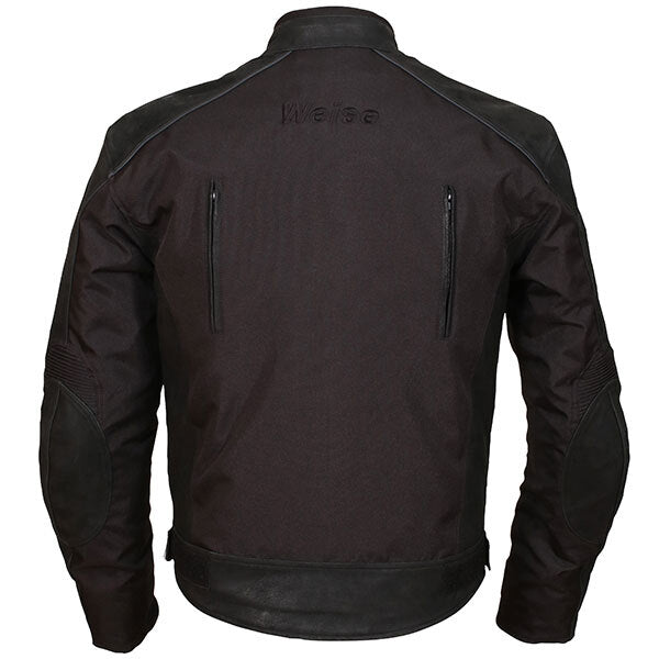 Weise Mission Leather Textile Waterproof CE Motorcycle Motorbike Jacket