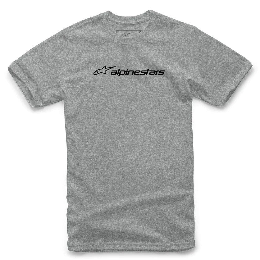 Alpinestars Astars Casual Linear Tee Short Sleeved T-Shirt - Grey Heather Black