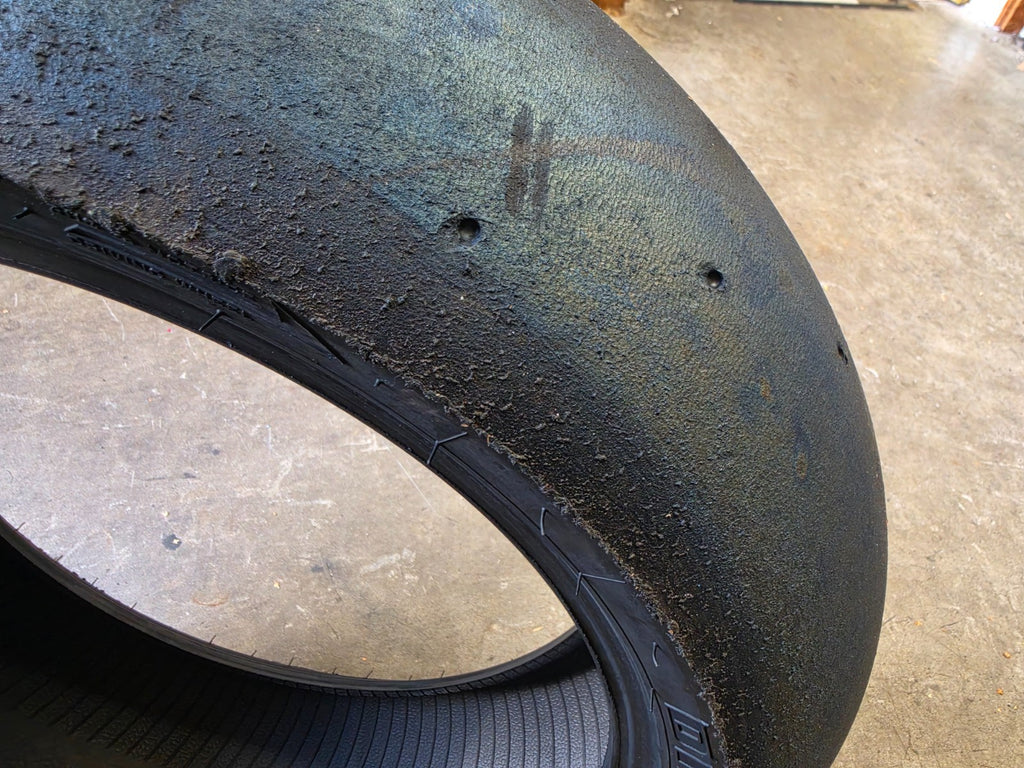 Pirelli Diablo Superbike SC1 200/60-17 Used BSB Scrub Motorcycle Tyre - RS6