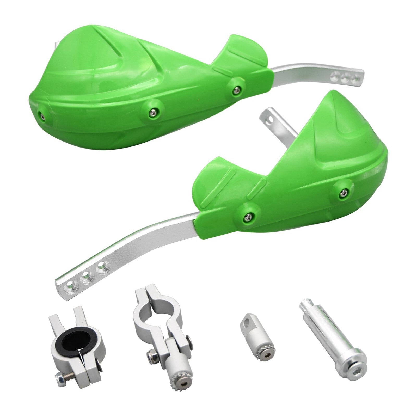 Bike It 22mm Bar - GP-PRO Venom Handguards - Green (Fitting kit Included)