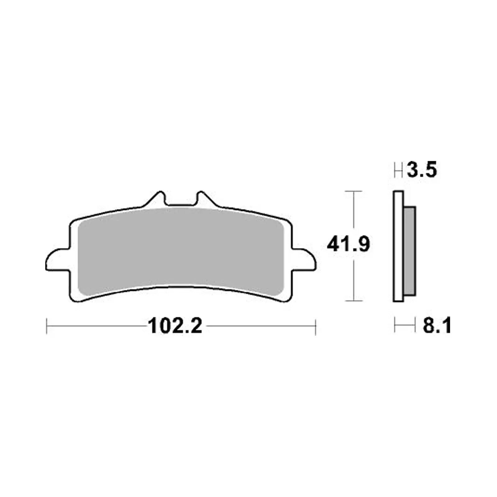 Armstrong Brake Pads - APR441SF - PAD320437 - FA447