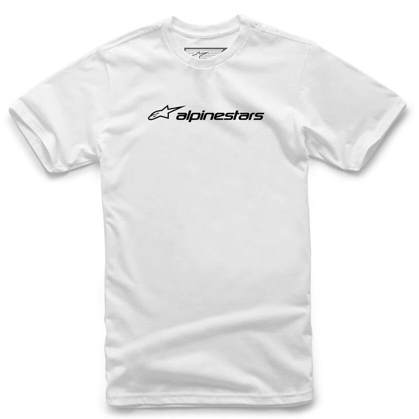 Alpinestars Astars Casual Linear Tee Short Sleeved T-Shirt - White Black