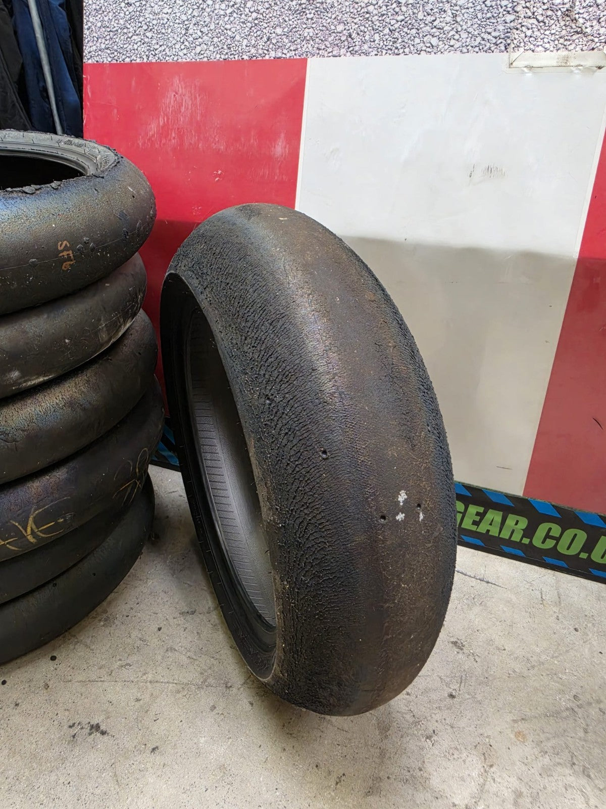 Pirelli Diablo Superbike SC2 120/70-17 Used BSB Scrub Motorcycle Tyre - SR2