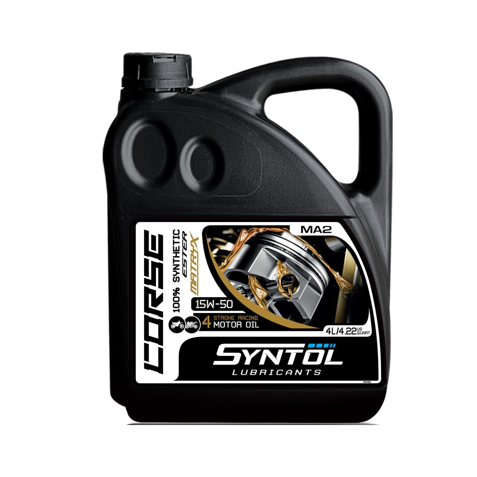 Syntol Corse 4T 15W-50 Fully Synthetic Oil 4 Litre
