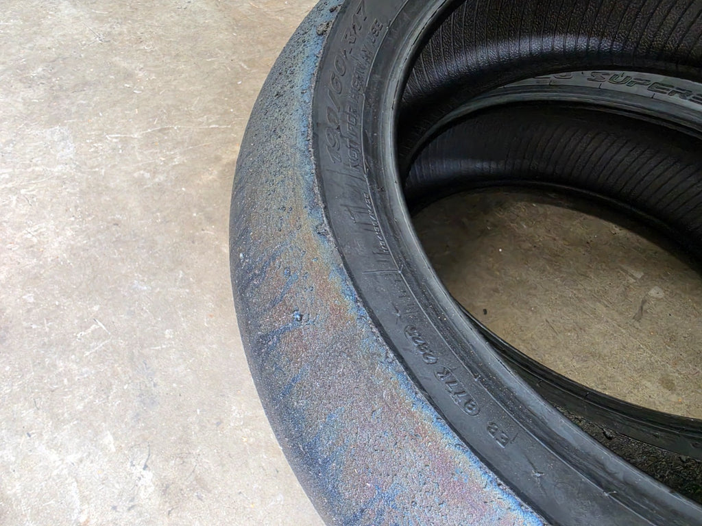 Pirelli Diablo Superbike SC0 190/60-17 Used BSB Scrub Motorcycle Tyre - SR16