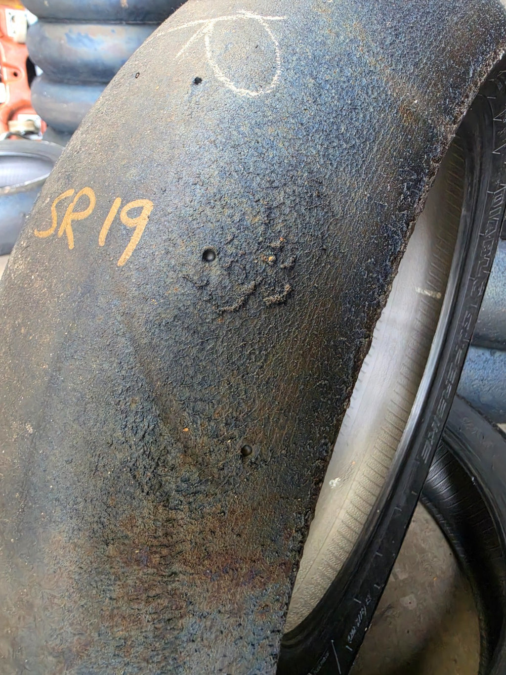 Pirelli Diablo Superbike SC0 190/60-17 Used BSB Scrub Motorcycle Tyre - SR19