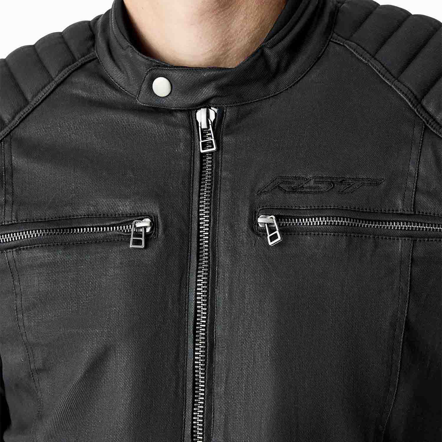 RST Brixton D3O Classic Waxed CE Textile Waterproof Motorcycle Motorbike Jacket