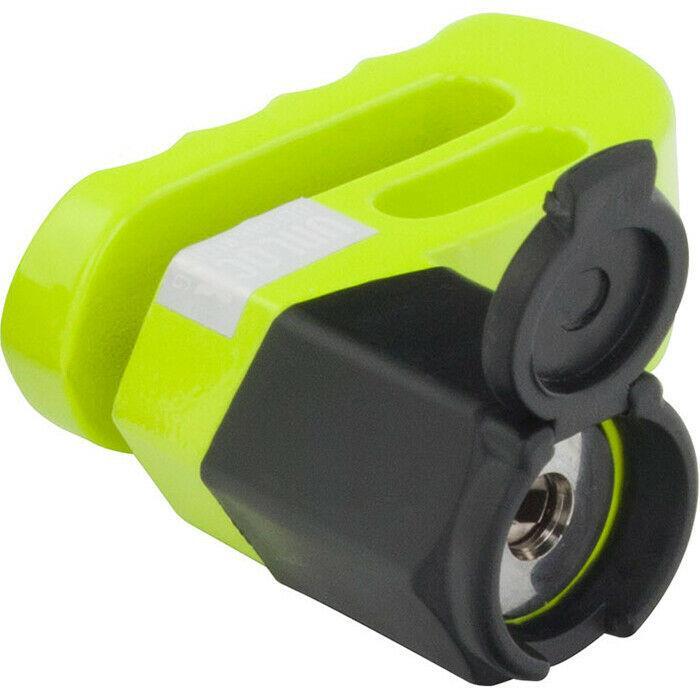 Mammoth Security Yellow Motorcycle Motorbike Brake Disc Lock With 6mm Pin
