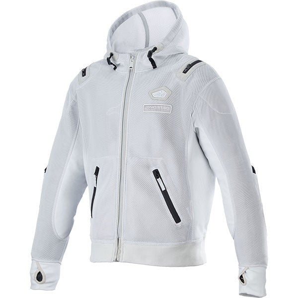 Alpinestars Moflow Air Tech Men’s Vented Summer Motorcycle Motorbike Hoodie Grey