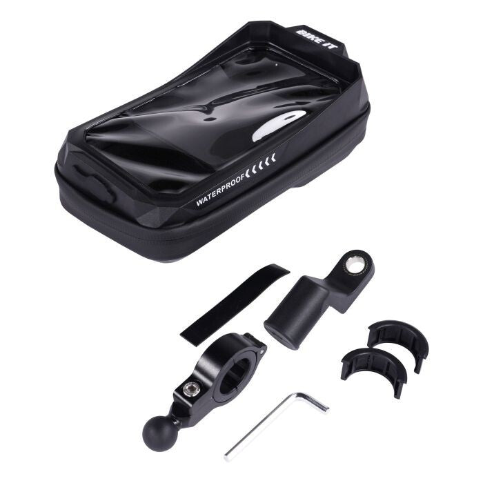 Bike It Universal Touch Screen Waterproof Motorcycle Motorbike Phone Case Holder
