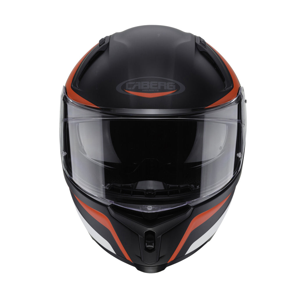 Caberg Avalon Blast Full Face Motorcycle Motorbike Helmet - Matt Black White Red