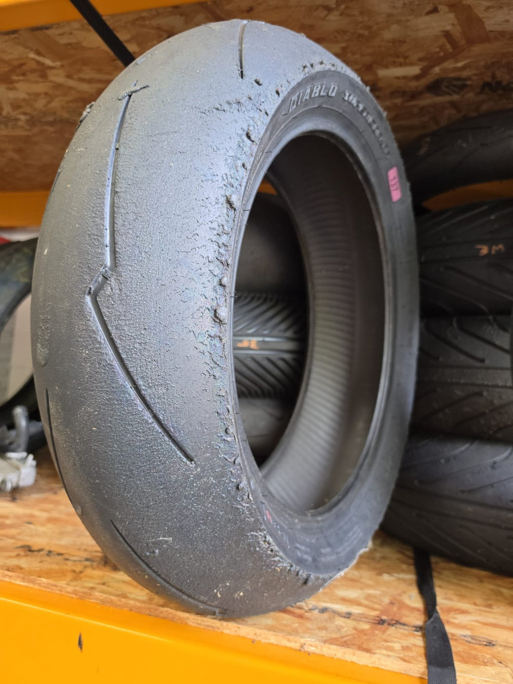 Pirelli Diablo Supercorsa Rear 190/60-17 Part Worn BSB Scub Motorcycle Tyre