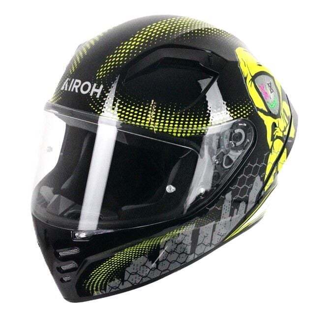 Airoh Connor ECE2206 Full Face Motorcycle Motorbike Helmet Black Gamer Gloss