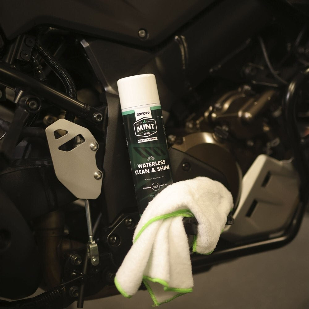 Oxford Mint Motorcycle Biodegradable Waterless Clean & Shine Foam 500ml