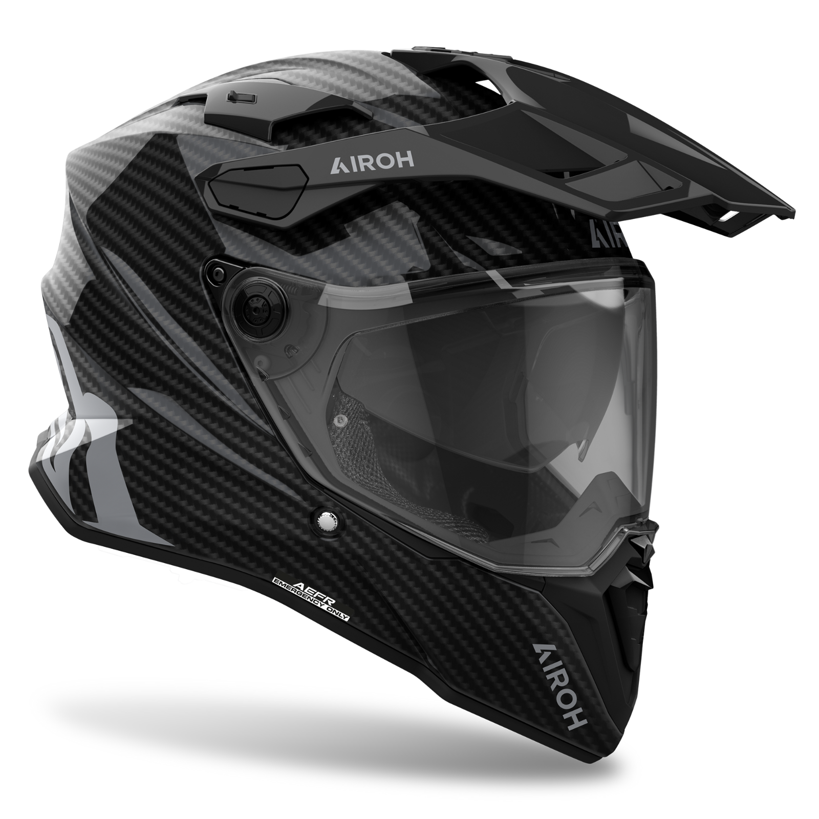Airoh Commander 2 Adventure ACU Gold ECE2206 Motorcycle Helmet Full Carbon Gloss