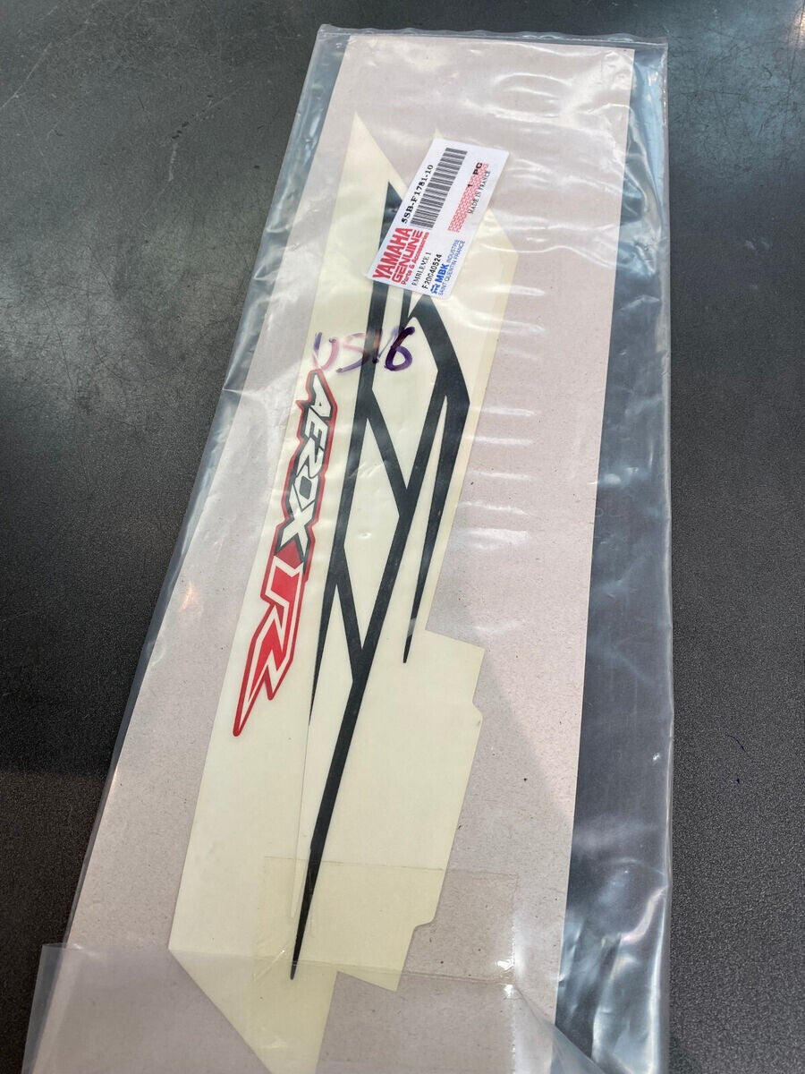 Genuine Yamaha YQ50 Aerox 2004 Left Fairing Decal Emblem Graphic - 5SB-F1781-10