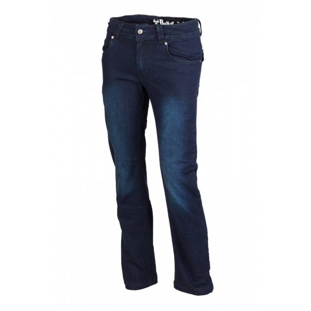 Bull-it Ladies Womens SR6 Italian Boot Cut Blue Motorcycle Covec Armoured Jeans