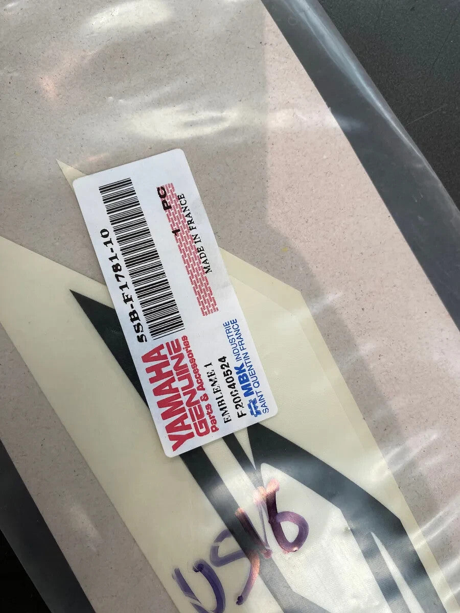 Genuine Yamaha YQ50 Aerox 2004 Left Fairing Decal Emblem Graphic - 5SB-F1781-10
