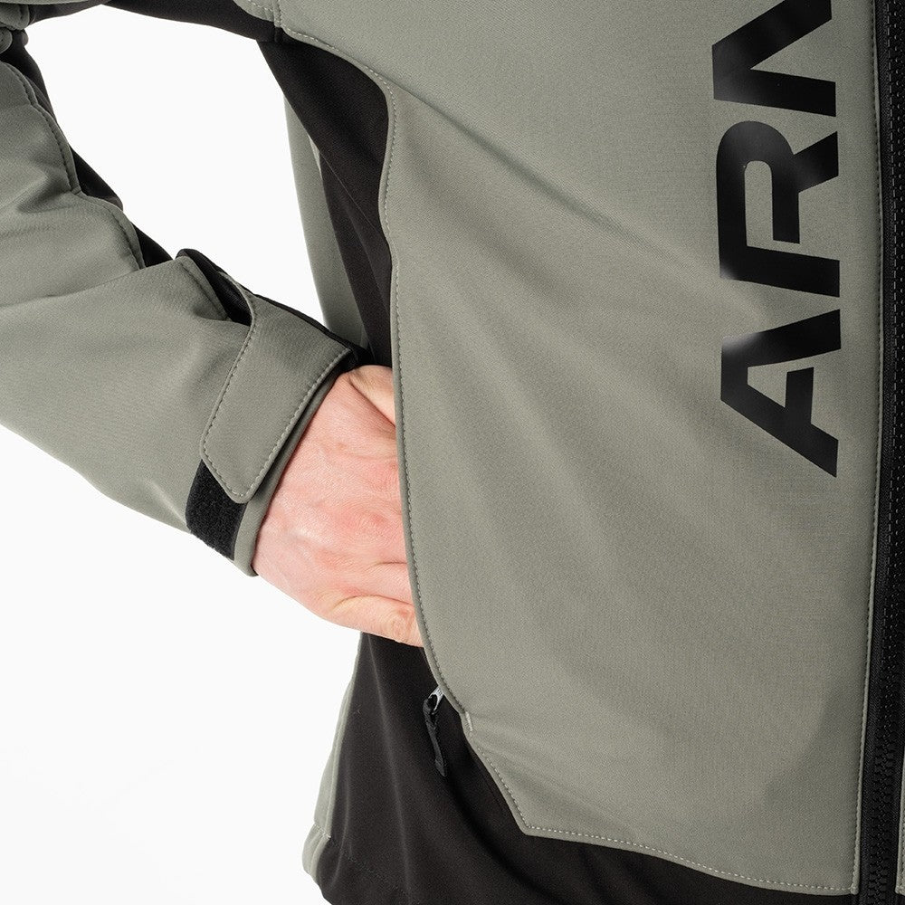 ARMR Kyoto 1.0 Softshell Windproof Motorcycle Motorbike Jacket - Green