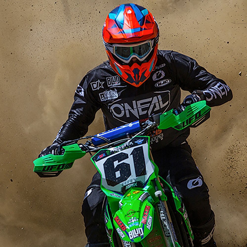 HJC I50 Vanish Red Blue MX Off Road Enduro Motorcycle Motorbike Helmet